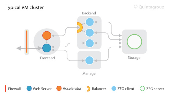 Typical VM cluster