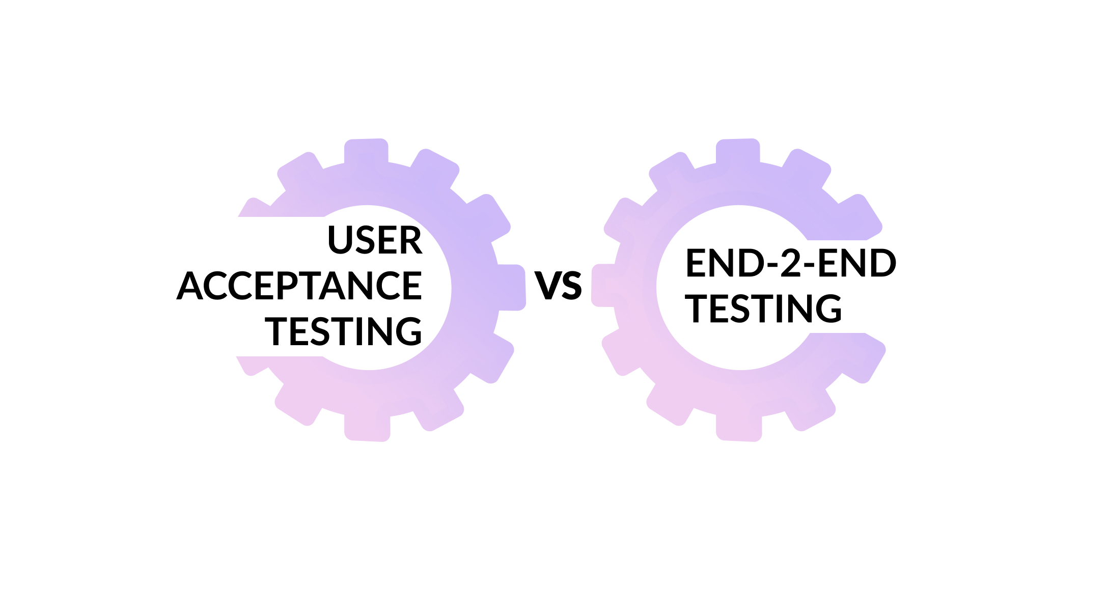 user acceptance VS end-2-end testing