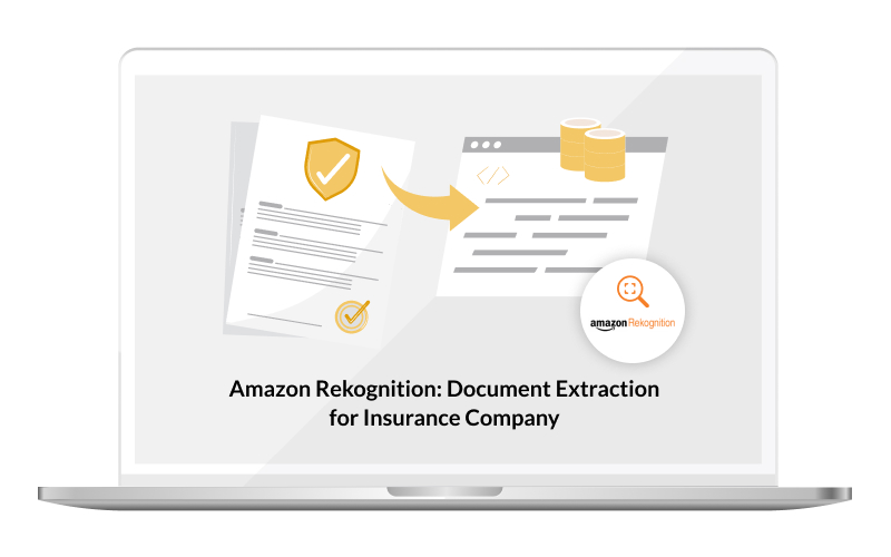 amazon rekognition document extraction insurance company