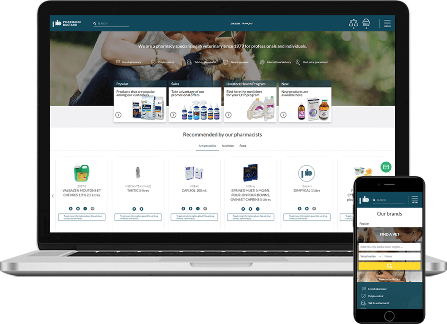 ecommerce PharmacieBastard