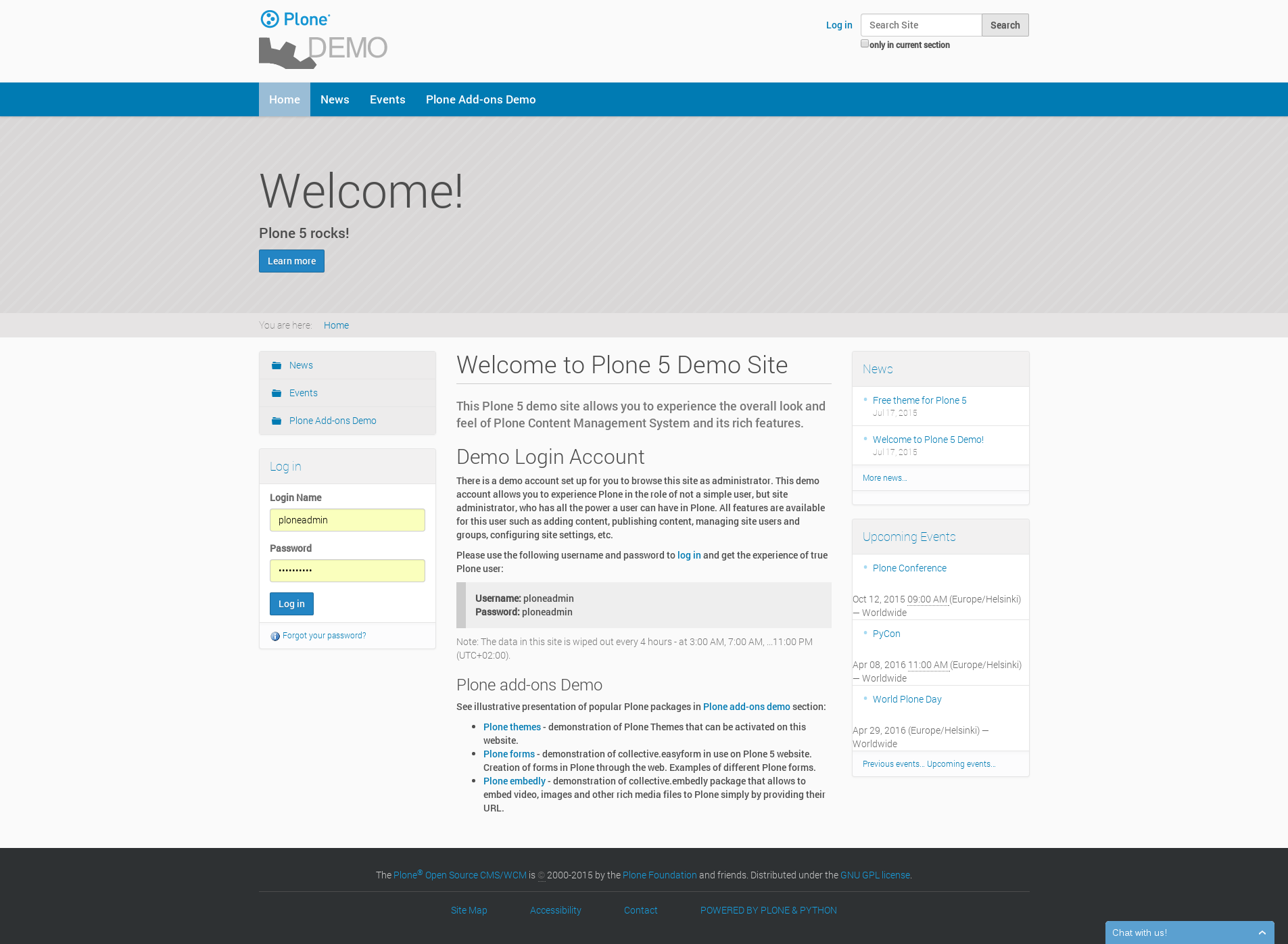 Welcome to Plone 5 Demo Site.png