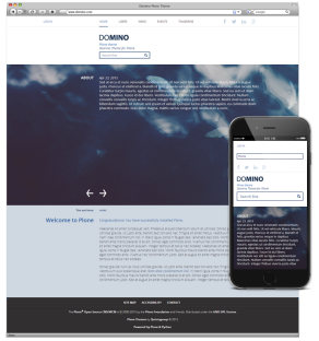 Domino Responsive Plone Theme