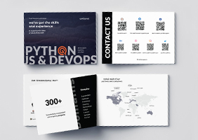 Design services brochure cover
