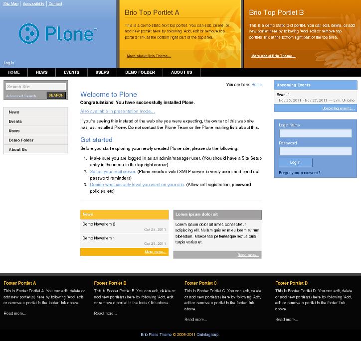 Brio Plone Theme