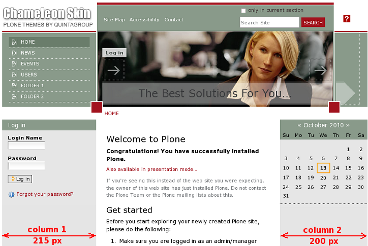 Part 9 How To Change Chameleon Theme Column Width In Plone 4