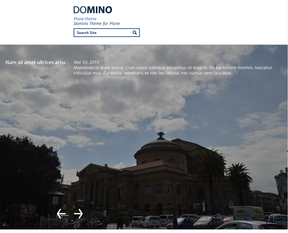 carousel for Domino Plone theme