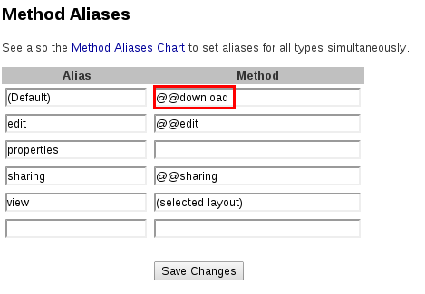 Assign default alias as download for file in Plone