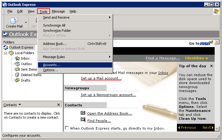 Outlook Express Tools