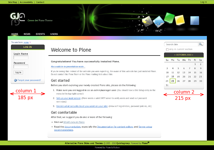 Part 3 How To Change Greenjet Plone 4 Theme Columns Width