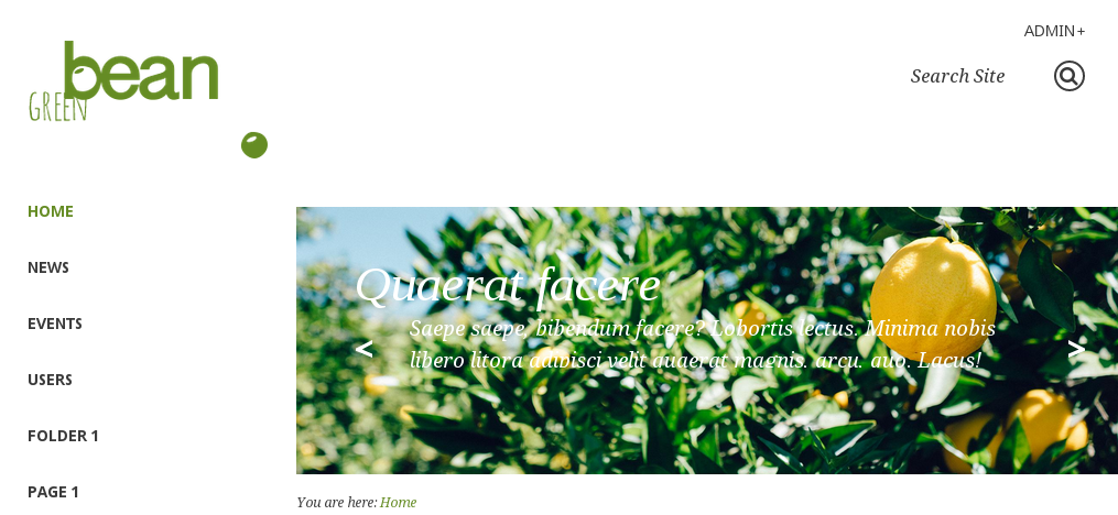 Green Bean Plone Theme Logo