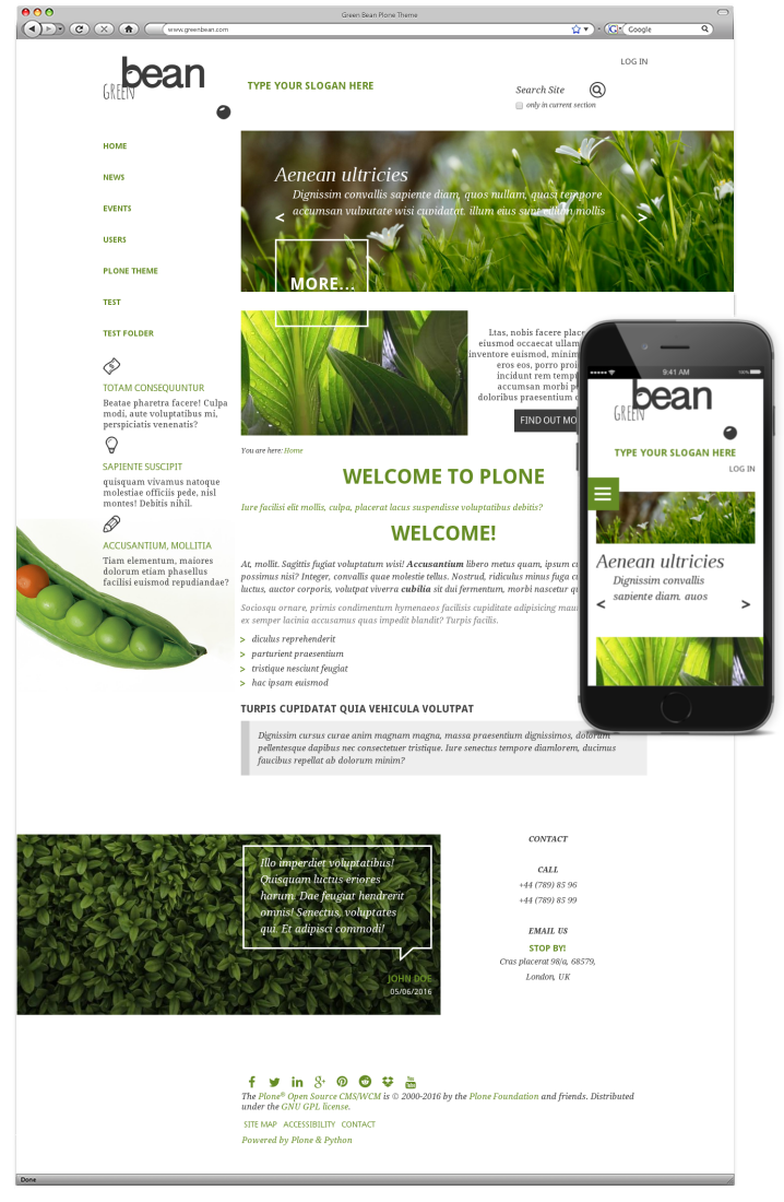 Green Bean Plone Theme.png
