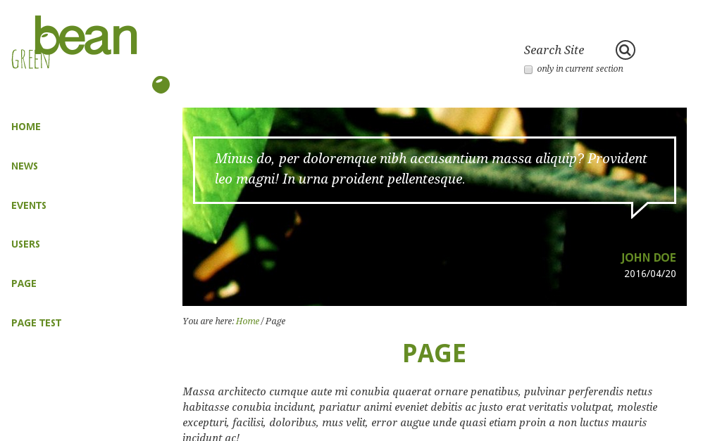 Testimonials portlet Greenbean theme.png