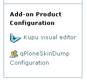 Add-on configlet view