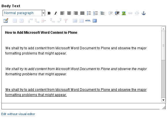 TinyMCE PowerPaste, Paste with formatting from Word, Excel, Google Docs