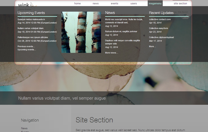 quintagroup.megamenu for Wink theme